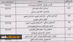 برنامه زمان بندی انتخاب واحد 3