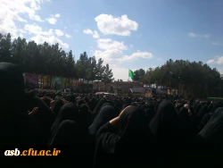 حضور پرشور کارکنان و دانشجویان پردیس امام سجاد(ع) در مراسم روز عاشورا و 13 آبان 2