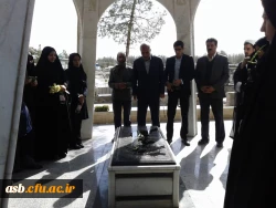 مراسم غبارروبی و عطرافشانی مزار شهدای بیرجند 6