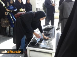 مراسم غبارروبی و عطرافشانی مزار شهدای بیرجند 7