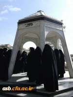 مراسم غبارروبی و عطرافشانی مزار شهدای بیرجند 8