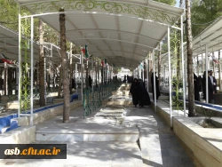 مراسم غبارروبی و عطرافشانی مزار شهدای بیرجند 18