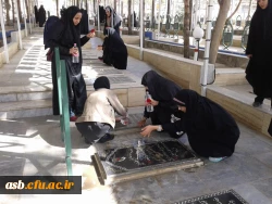 مراسم غبارروبی و عطرافشانی مزار شهدای بیرجند 21