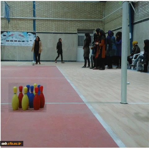 برگزاری جشنواره ورزش های همگانی پردیس امام سجاد(ع)-مسابقه بولینگ 3