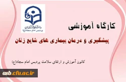 کارگاه آموزشی پیشگیری و درمان بیماری های شایع زنان 2
