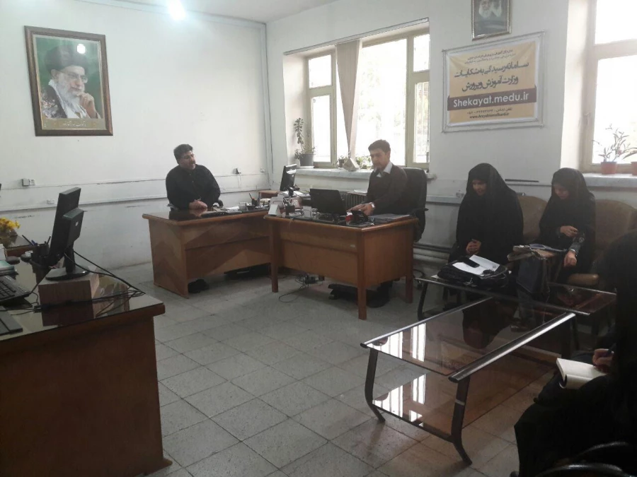 بازدید اعضای کانون آموزش و ارتقای سلامت از اداره کل آموزش و پرورش استان 4