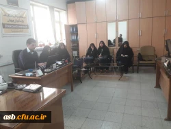 بازدید اعضای کانون آموزش و ارتقای سلامت از اداره کل آموزش و پرورش استان 5