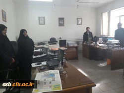 بازدید اعضای کانون آموزش و ارتقای سلامت از اداره کل آموزش و پرورش استان 6