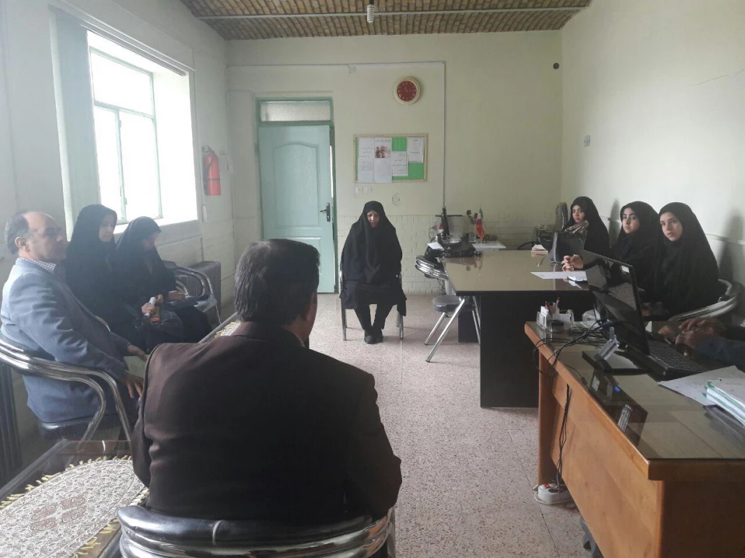 بازدید اعضای کانون آموزش و ارتقای سلامت از اداره کل آموزش و پرورش استان 7