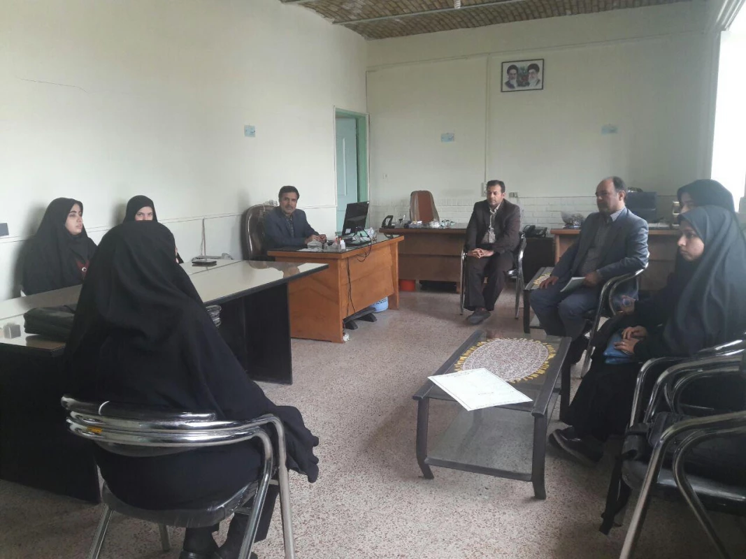 بازدید اعضای کانون آموزش و ارتقای سلامت از اداره کل آموزش و پرورش استان 8