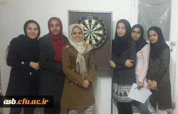برگزاری مسابقات دارت در خوابگاه الزهرا