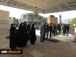 غبارروبی و عطرافشانی مزار شهدای انقلاب اسلامی در نخستین روز دهه فجر