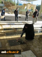 غبارروبی و عطرافشانی مزار شهدای انقلاب اسلامی در نخستین روز دهه فجر