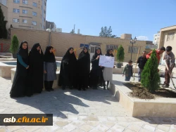 روز درختکاری و کاشت نهال و گل در محوطه خوابگاه پردیس