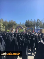 شرکت دانشجویان دانشگاه فرهنگیان پردیس امام سجادع در تشیع پیکر اولین شهید مدافع حرم 2