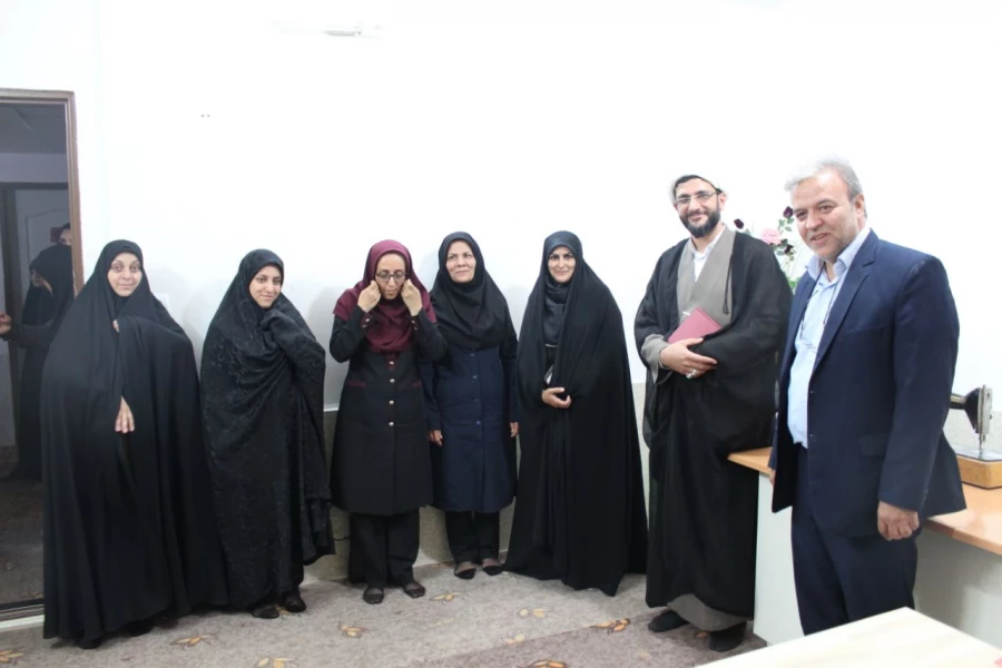 افتتاحیه کارگاه خیاطی در سرای دانشجویی الزهرا 7