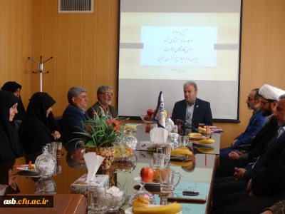 آیین تکریم و معارفه کارشناس حراست پردیس امام سجاد(ع)