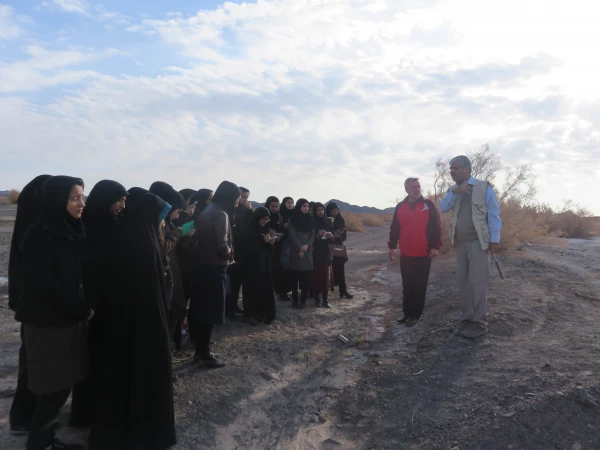 بازدید دانشجویان رشته جغرافیا از معدن قلعه زری خراسان جنوبی 2