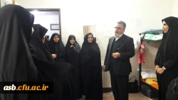 بازدید دکتر کچوئیان از سرای دانشجویی الزهرا چهارشنبه 5 دی ماه 97 2