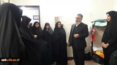 بازدید دکتر کچوئیان از سرای دانشجویی الزهرا چهارشنبه 5 دی ماه 97