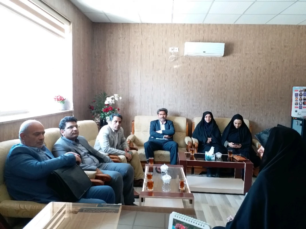 بازدید آقای چناری مسئول امور مالی دانشگاه فرهنگیان از پردیس امام سجاد(ع) 2