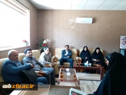 بازدید آقای چناری مسئول امور مالی دانشگاه فرهنگیان از پردیس امام سجاد(ع) 2