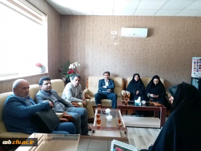 بازدید دکتر چناری مدیر کل امور مالی و ذیحسابی دانشگاه فرهنگیان کشور از پردیس امام سجاد(ع)