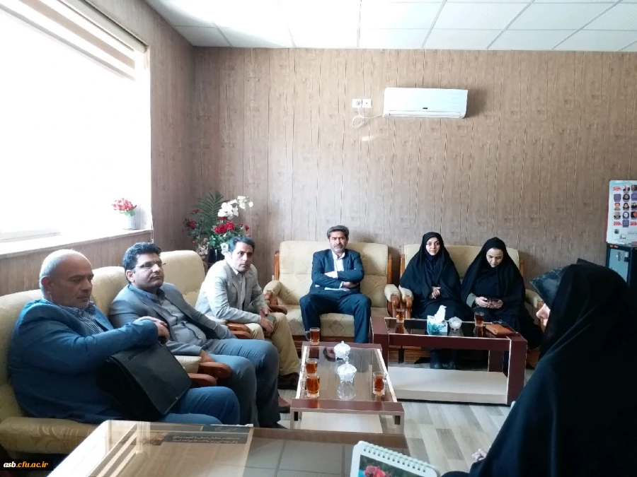 بازدید آقای چناری مسئول امور مالی دانشگاه فرهنگیان از پردیس امام سجاد(ع) 2