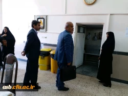 بازدید آقای چناری مسئول امور مالی دانشگاه فرهنگیان از پردیس امام سجاد(ع) 8