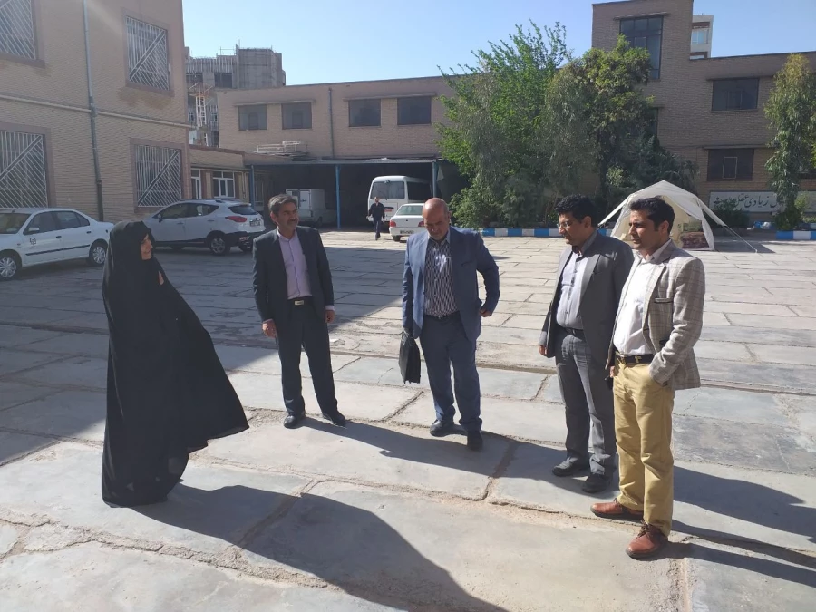 بازدید آقای چناری مسئول امور مالی دانشگاه فرهنگیان از پردیس امام سجاد(ع) 9