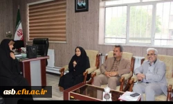 دیدار سرپرست پردیس خواهران امام سجاد(ع) با معاون مالی و اداری، رییس امور اداری و رییس اداره منابع انسانی اداره کل آموزش و پرورش استان خراسان جنوبی 3