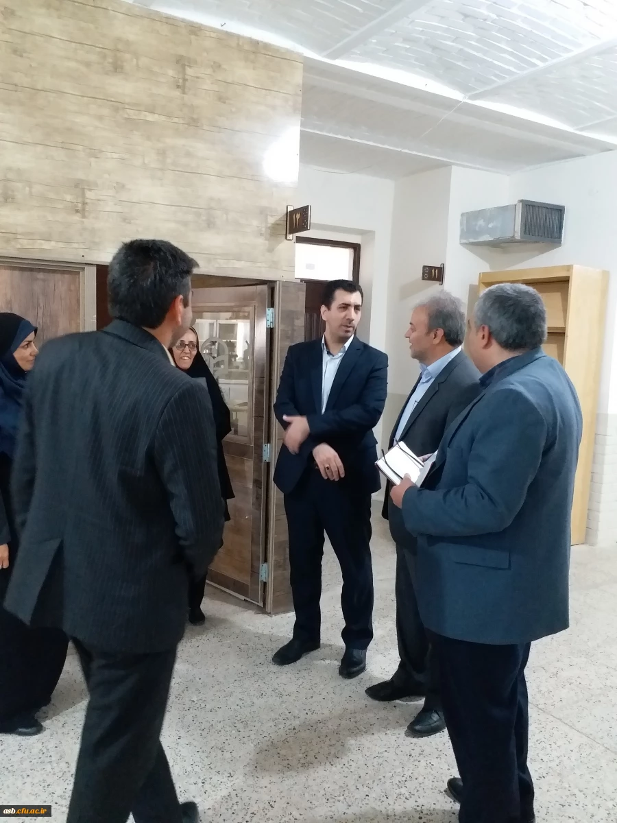 بازدید دکتر مصلحی مدیرکل طرح و برنامه و بودجه سازمان مرکزی از پردیس امام سجاد(ع) و قول مساعد در جهت رفع کمبودها 4