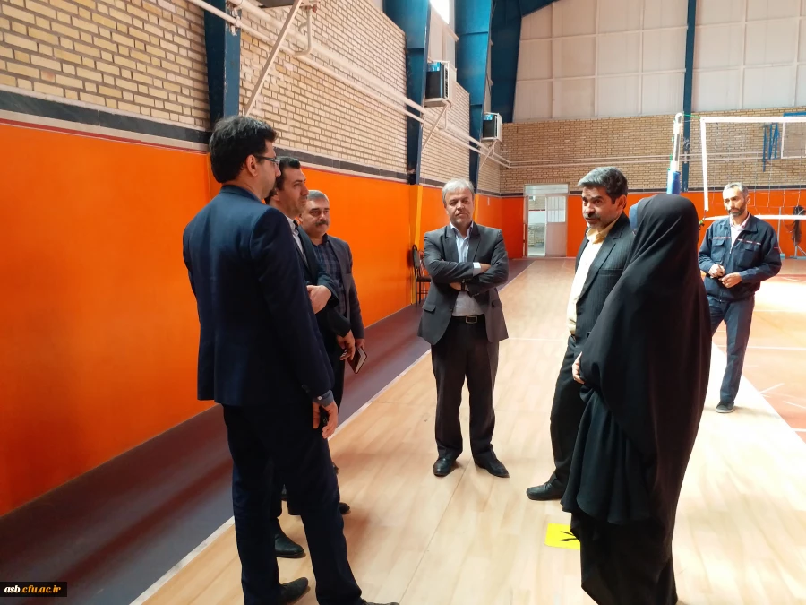 بازدید دکتر مصلحی مدیرکل طرح و برنامه و بودجه سازمان مرکزی از پردیس امام سجاد(ع) و قول مساعد در جهت رفع کمبودها 9