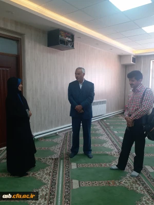 حضور آقای احمدنژاد دبیر ستاد اقامه نماز در پردیس امام سجاد(ع)