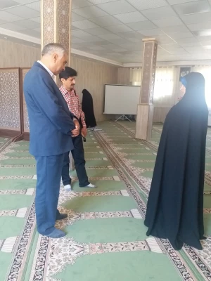 حضور آقای احمدنژاد دبیر ستاد اقامه نماز در پردیس امام سجاد(ع) 2