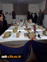 افتتاحیه نمایشگاه صنایع دستی بلوچستان به همراه غذای محلی با حضور آقای ابراهیمی و خانم موهبتی عضو شورای شهر بیرجند در سرای دانشجویی الزهرا 5