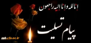 پیام تسلیت به سرکار خانم معینی و سرکار خانم دکتر فرخ رو جلیلی