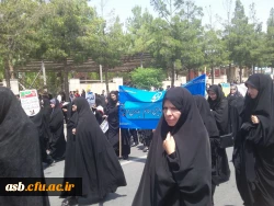 شرکت دانشجویان پردیس در راهپیمایی روز قدس 3