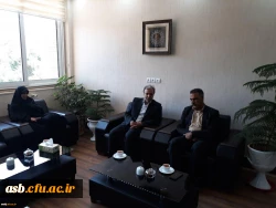 دیدار مدیریت پردیس های استانی دانشگاه فرهنگیان و سرپرست پردیس دخترانه امام سجاد (ع) با شهردار مرکزی بیرجند 2