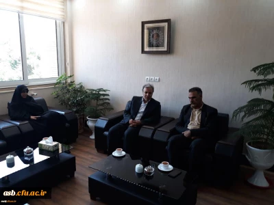 دیدار مدیریت پردیس های استانی دانشگاه فرهنگیان و سرپرست پردیس دخترانه امام سجاد (ع) با شهردار مرکزی بیرجند