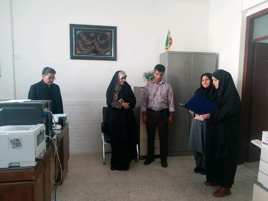 معرفی نیروهای جدید و تحویل ابلاغ آنان توسط سرپرست پردیس امام سجاد(ع) 2