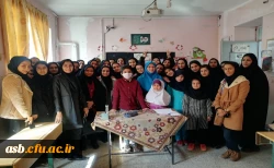 باز دید دانشجو معلمان ورودی 95 از مدرسه در روستای خراشاد 3