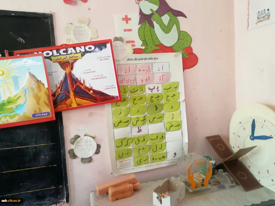 باز دید دانشجو معلمان ورودی 95 از مدرسه در روستای خراشاد 5