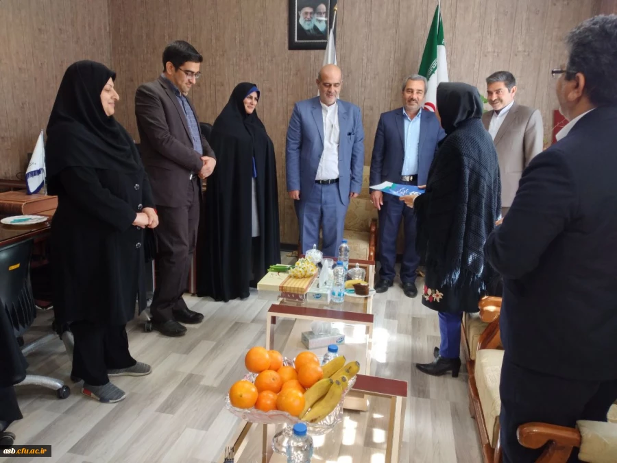 بازدید دکتر چناری مدیر امور مالی دانشگاه فرهنگیان از پردیس امام سجاد(ع) 2