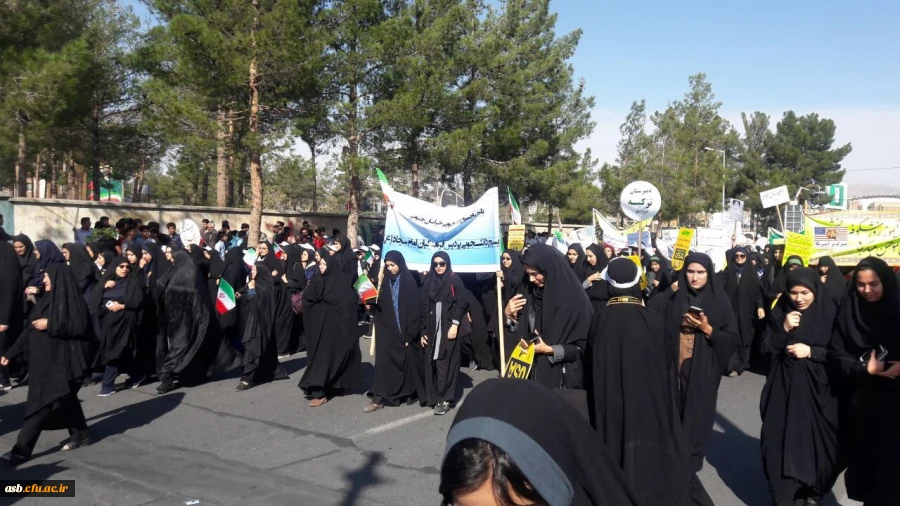 شرکت در راهپیمایی 22 بهمن  5