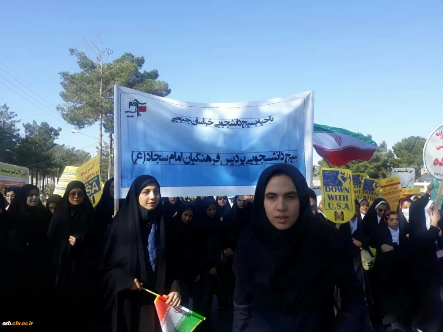 شرکت در راهپیمایی 22 بهمن  6