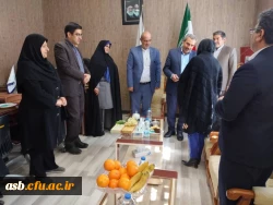 تقدیر از خیرین حامی دانشگاه فرهنگیان پردیس امام سجاد(ع) بیرجند؛خانم ها طاهره نوابی و مریم نقاش ؛توسط مدیرکل محترم امور مالی و ذیحسابی دانشگاه فرهنگیان  دکتر مرتضی چناری 4