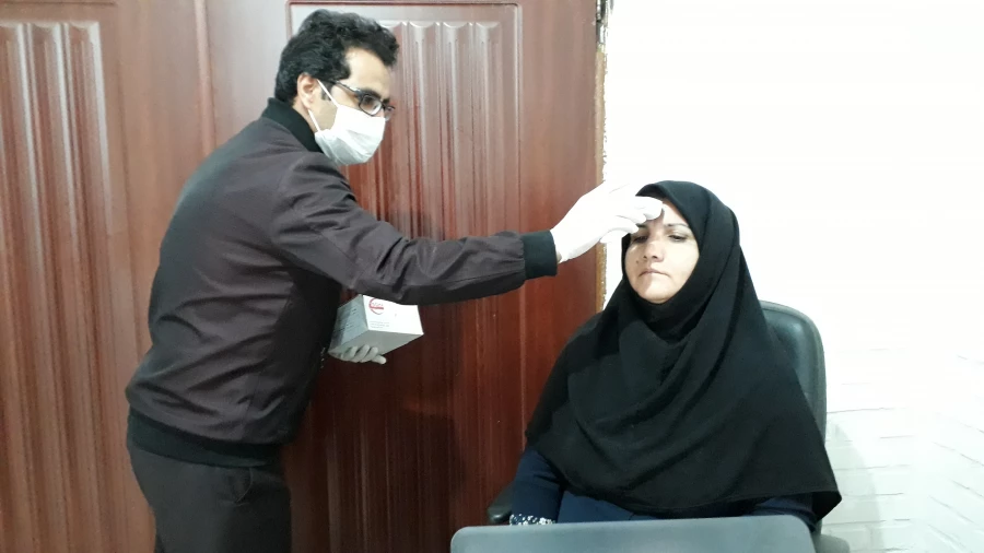 اجرای طرح غربال گری کرونا در پردیس امام سجاد (ع) 2