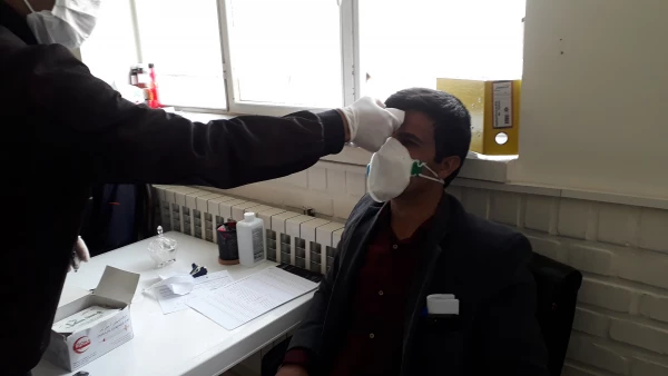 اجرای طرح غربال گری کرونا در پردیس امام سجاد (ع) 7