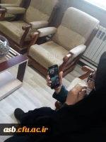 تماس تصویری ریاست پردیس و مسئولین آموزش با نمایندگان گروه ها در خصوص دغدغه های دانشجویی و آموزش مجازی 2